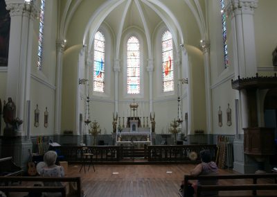 intérieure d'une église