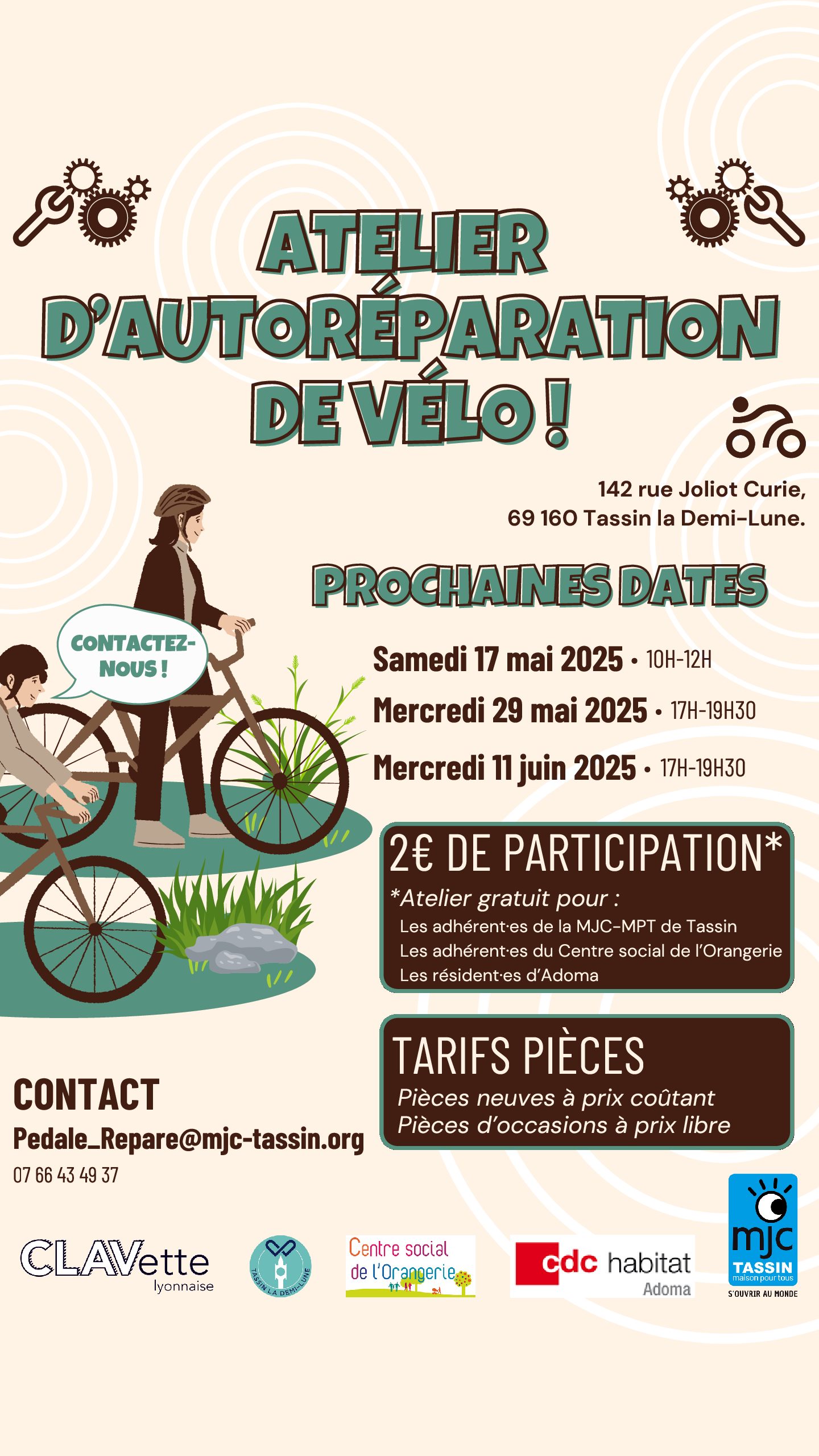 Atelier de réparation vélo