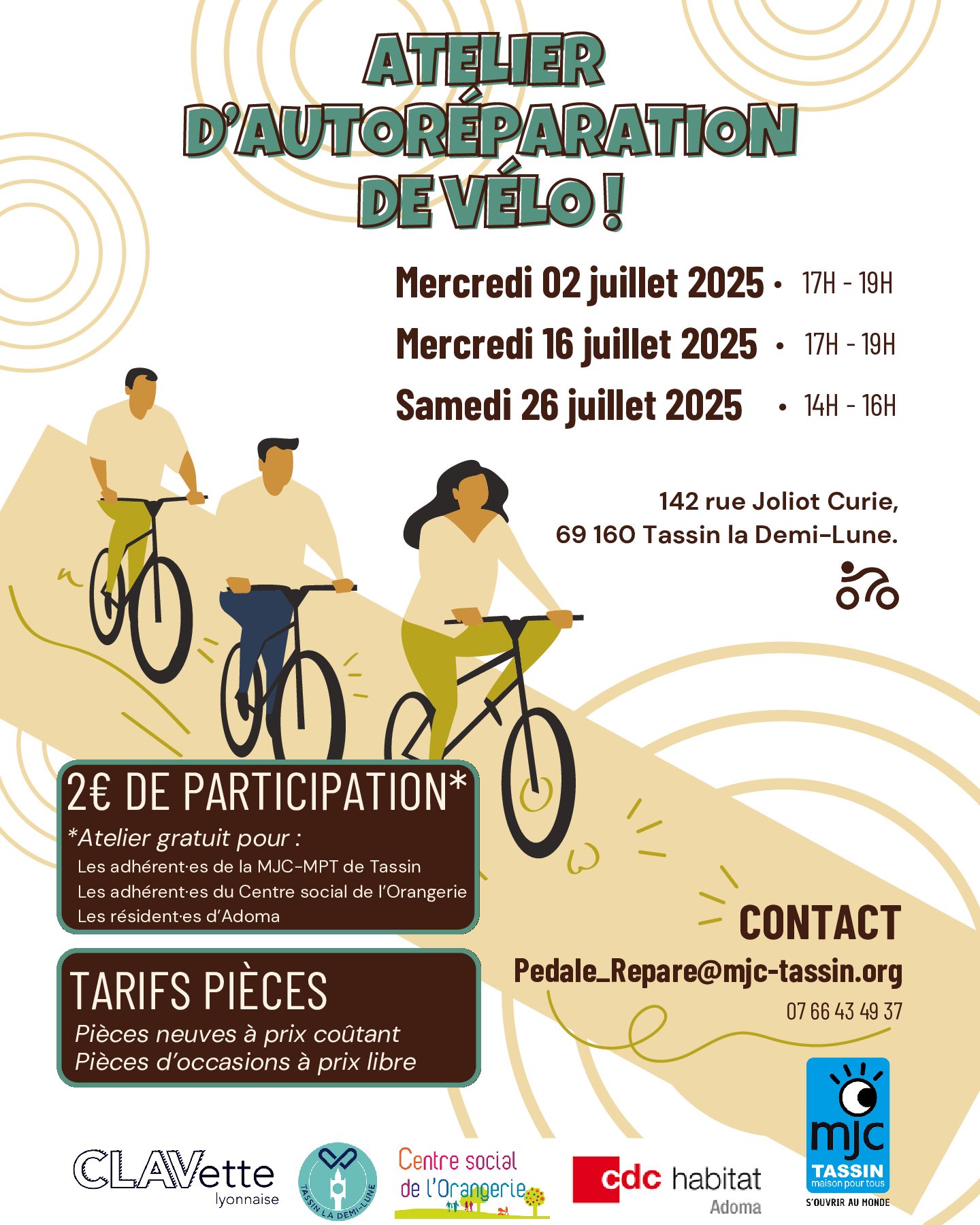 Atelier de réparation vélo